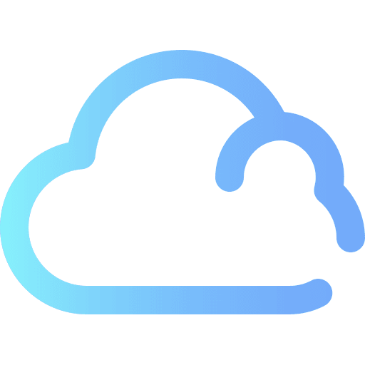 Cloud sky atmospheric weather icon