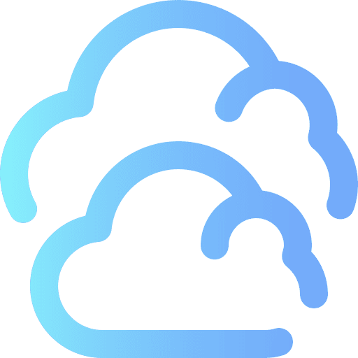Clouds atmospheric weather meteorology icon