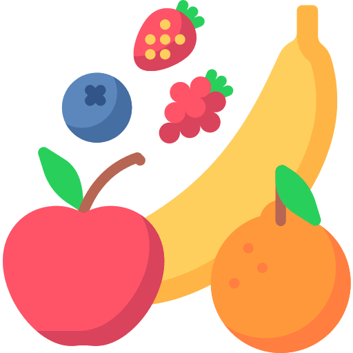 Fruits healthy food organic food icon