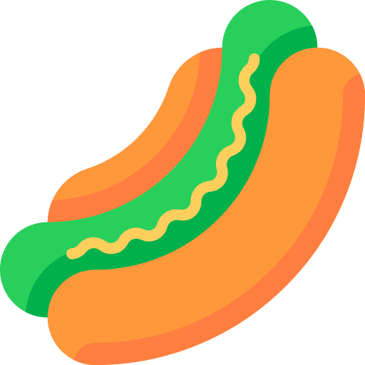 Hot dog tofu food healthy food icon