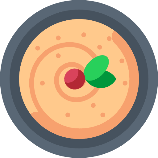 Hummus healthy food vegetarian hummus icon