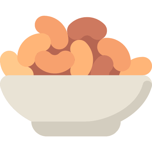Nuts healthy food fruit vegetable icon