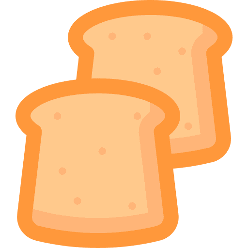 Bread healthy food diet bread icon