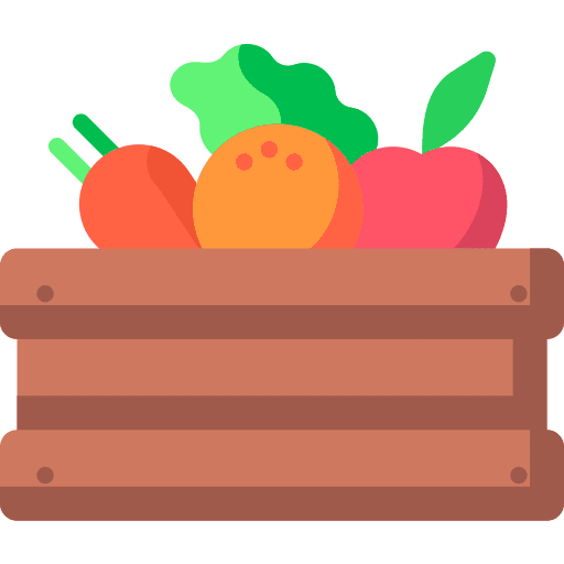 Harvest food and restaurant farming and gardening vegan icon