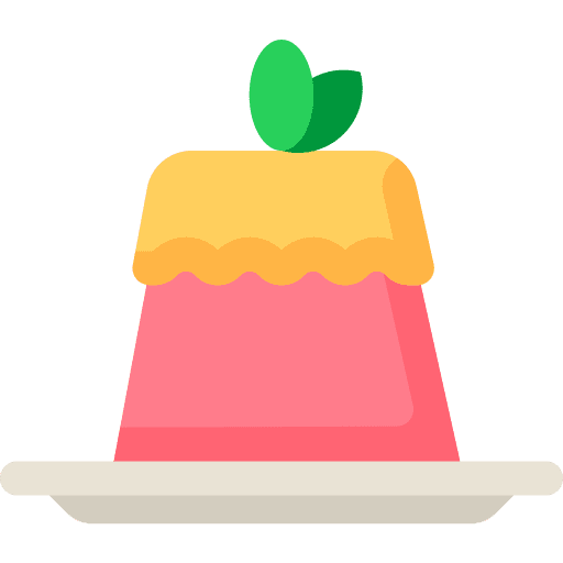 Pudding food and restaurant diet healthy food icon