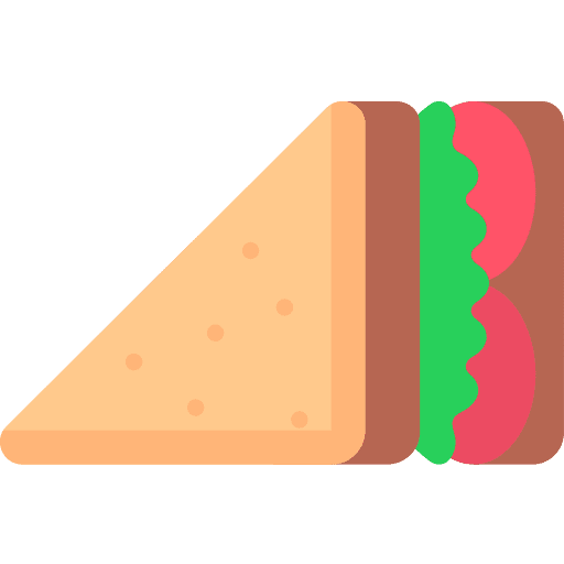 Sandwich healthy food vegan vegetarian icon