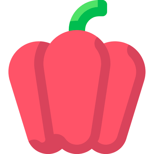 Pepper vegetarian pepper vegetable icon