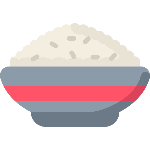 Rice diet cereal vegetarian icon