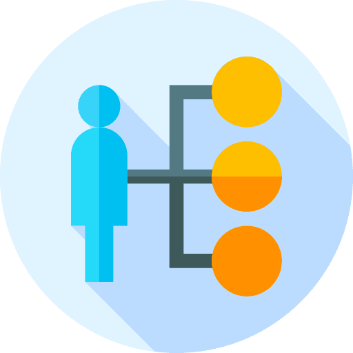 Career business and finance career people icon