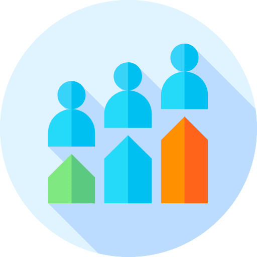 Career business and finance growth arrows icon