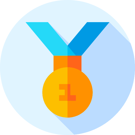 Medal one winner first icon