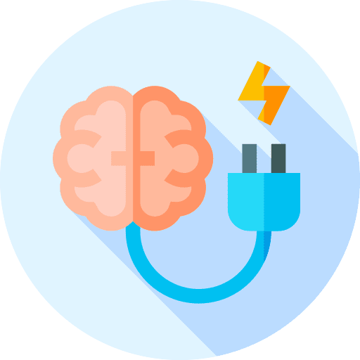 Power technology creativity process icon