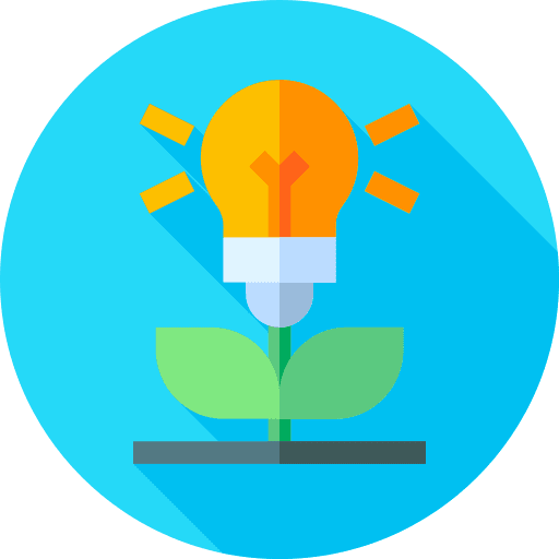 Light bulb invention idea business and finance icon