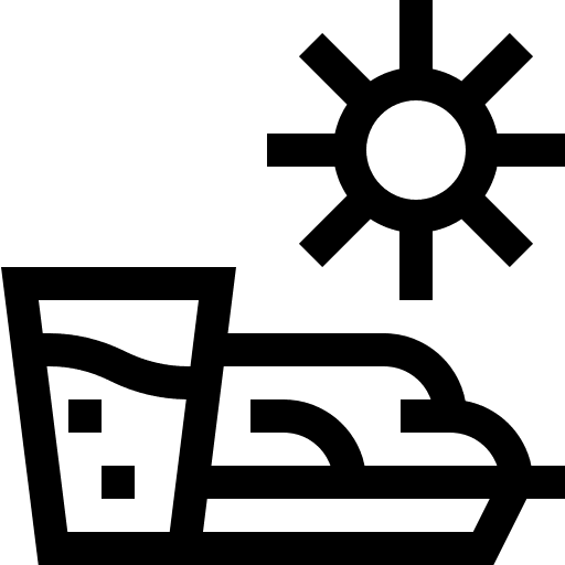 Fasting day glass ramadan icon