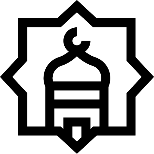 Mosque architecture and city yemen cultures icon