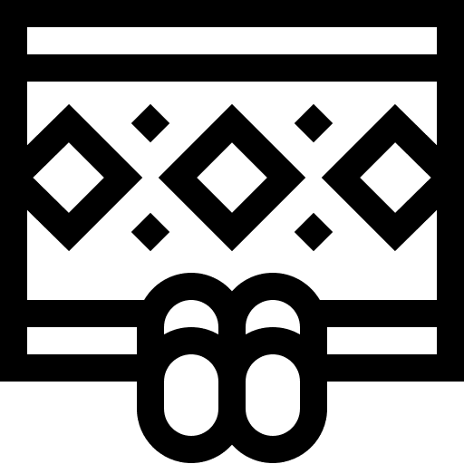 Carpet furniture and household muslim islam icon