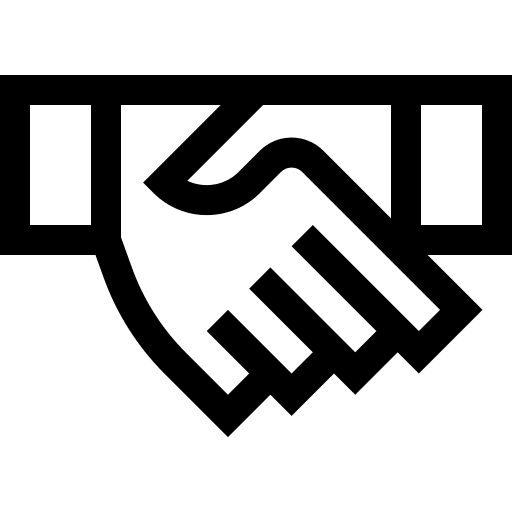 Handshake agreement business shake hands icon