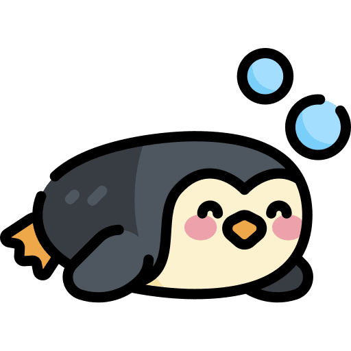 Penguin wildlife zoo animal kingdom icon