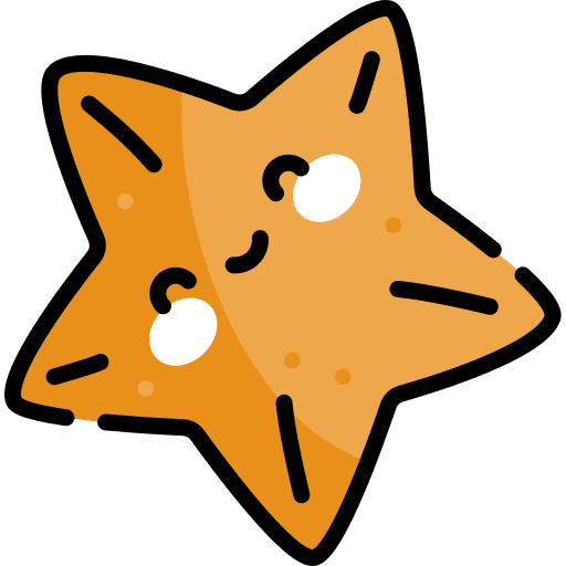 Starfish animal sea life aquarium icon