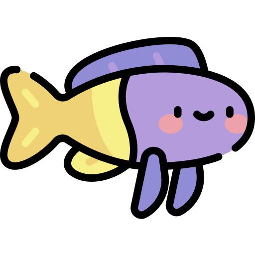 Fish animals aquarium fish icon