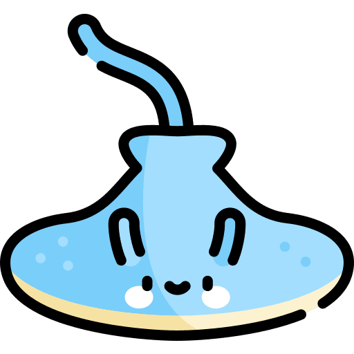 Stingray animal aquatic stingray icon
