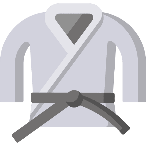 Asian karate kimono oriental icon