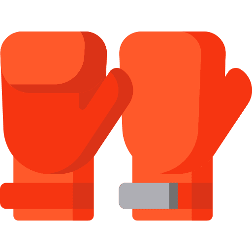 Athlete boxing gloves boxing gloves icon