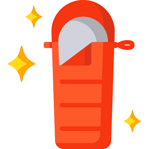 Camp vacations comfortable tools and utensils icon