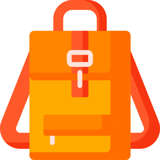 Backpack camping bag backpack icon