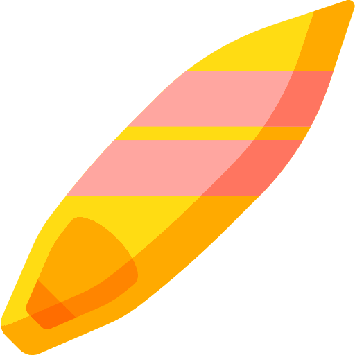 Beach equipment surfboard beach icon