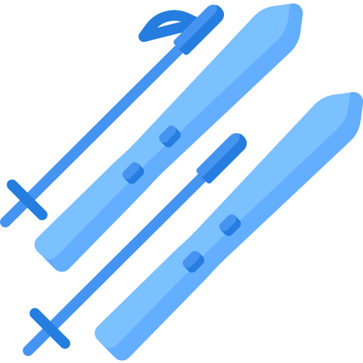 Ski winter sports ski winter season icon