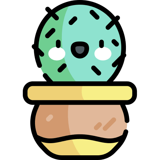 Cactus dry dessert plant icon
