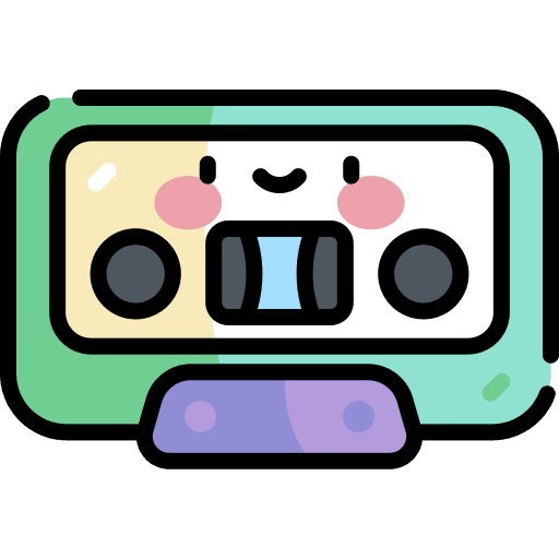 Cassette communications cassettes vintage icon