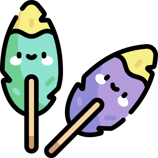 Feathers feathers diagonal light icon