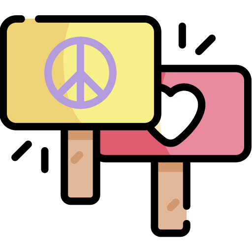 Protest cultures banners banner icon