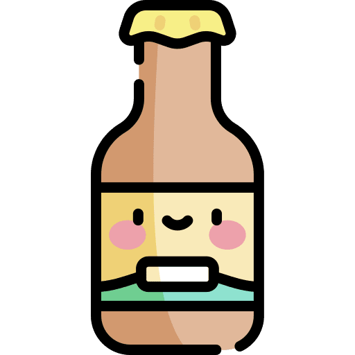 Beer label food alcohol icon