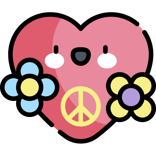 Heart humanity sign symbol icon