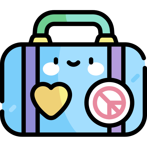 Luggage baggage travelling travel icon