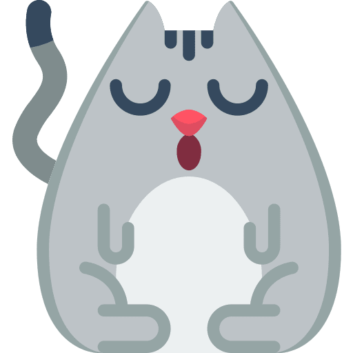 Sleepy cat sleepy feline icon