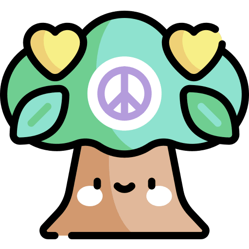 Tree peace ecology ecology and environment icon