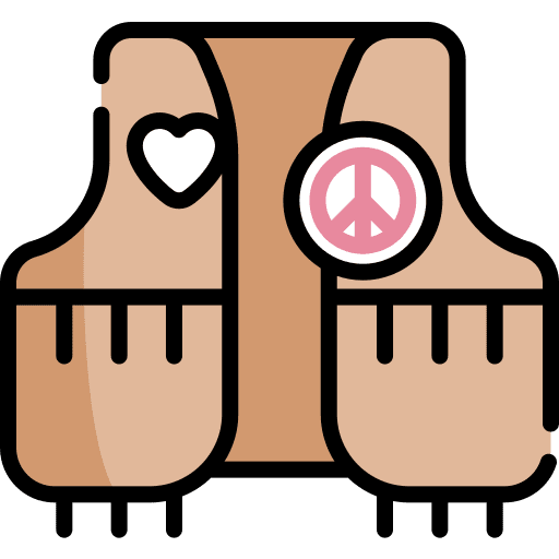 Vest garment cloth heart icon