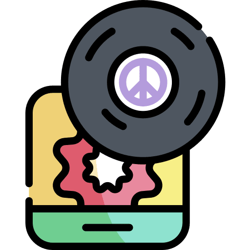 Vinyl musical music album vinyl icon