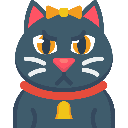 Angry cat breed animals icon