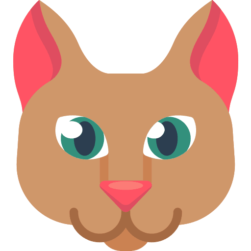 Cat domestic avatar kitty icon