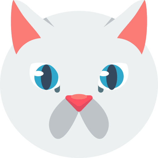 Chubby feline avatar animals icon