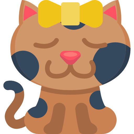 Relaxed animals relaxed cat icon