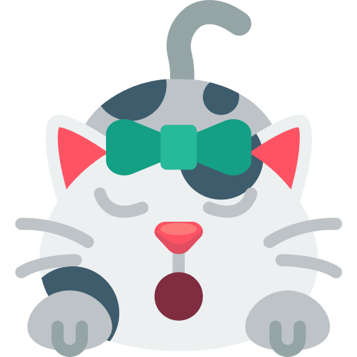 Sleepy avatar kitty feline icon