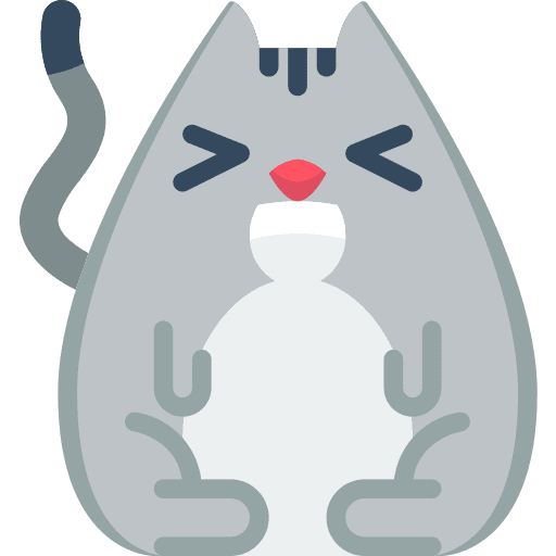 Excited excited domestic animals icon