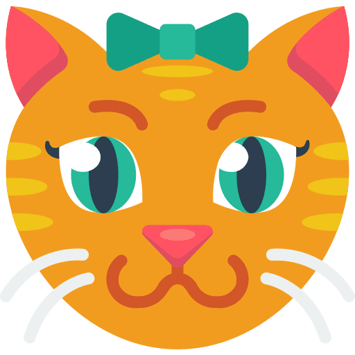 Happy cat kitty breed icon