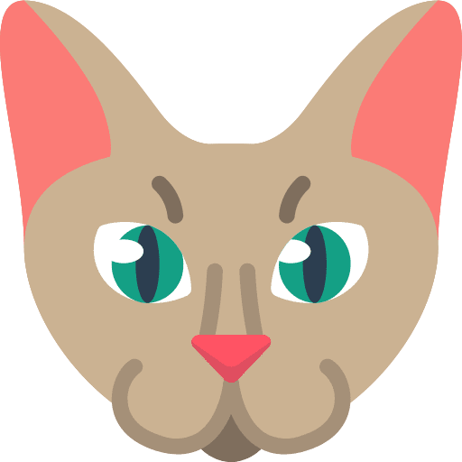 Cat avatar animals breed icon